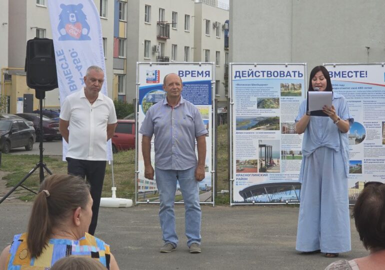 В Самаре продолжаются встречи в рамках проекта «Наш двор, район, город»