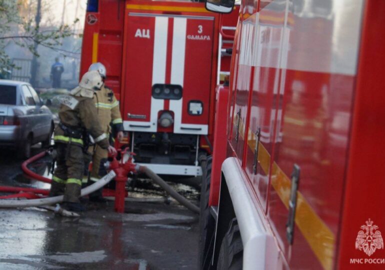 При пожаре в Промышленном районе погиб мужчина