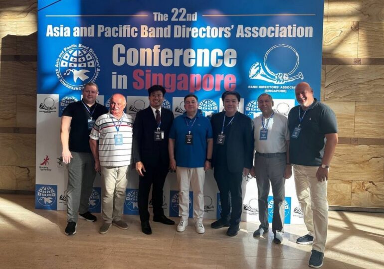 Сергей Рыбин принял участие в Азиатско-Тихоокеанской конференции духовых оркестров в Сингапуре