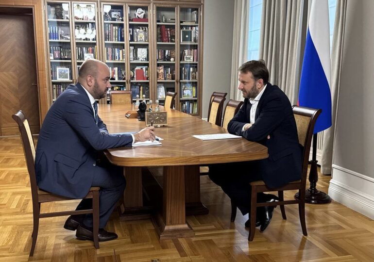 Вячеслав Федорищев и Максим Орешкин обсудили в Москве вопросы развития БАС