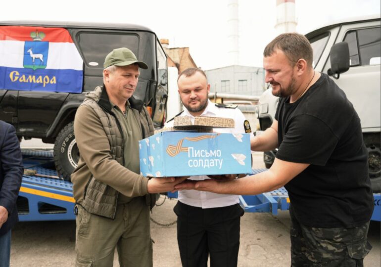 Глава Самары Иван Носков посетил бойцов «за ленточкой»