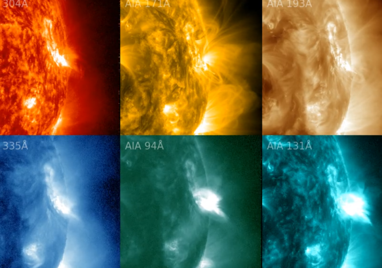 На Солнце произошел мощный выброс плазмы