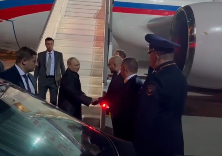 Президент РФ Владимир Путин прибыл в Самару с рабочим визитом