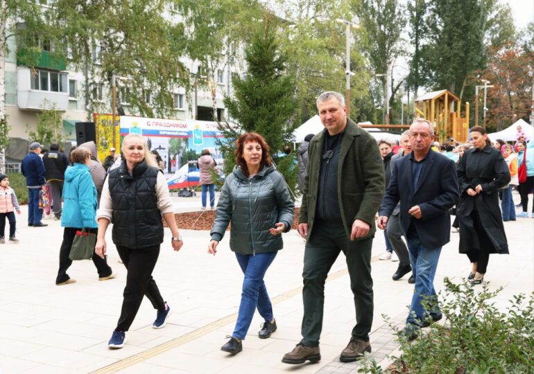 Иван Носков посетил сквер «Восточный» в Кировском районе Самары