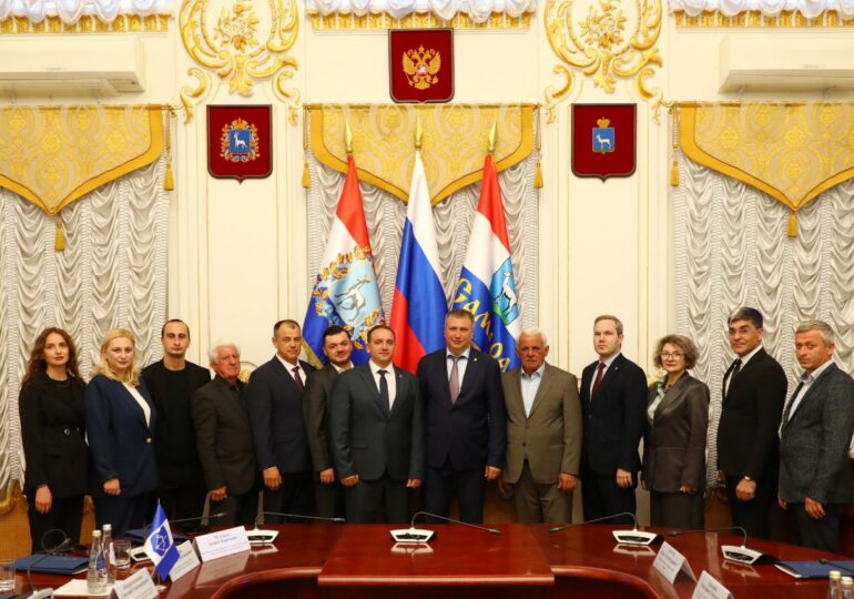 Иван Носков принял в Самаре делегации из Сухума, Гудауты и Бреста