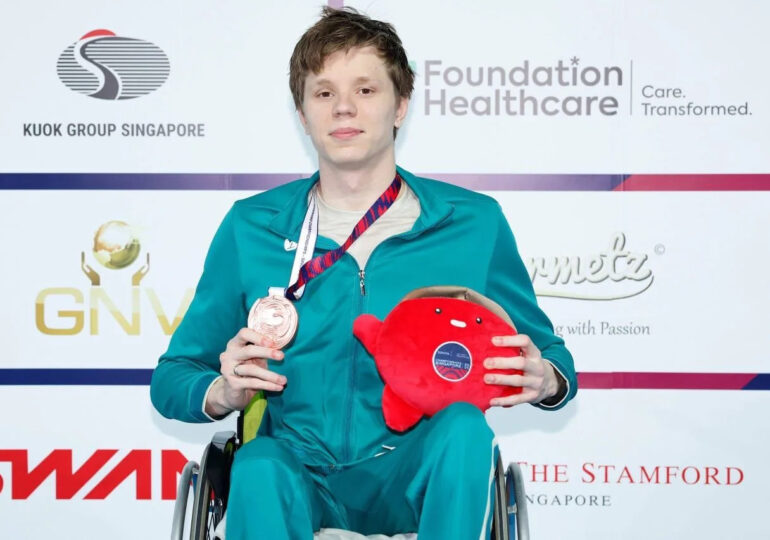 Кирилл Пульвер стал двукратным призером Чемпионата мира по паралимпийскому плаванию