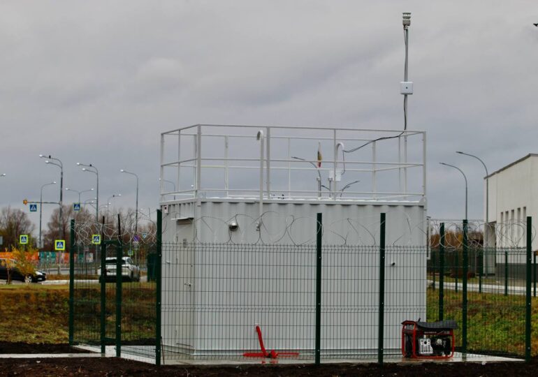 В Самарской области установили новый автоматический пост контроля воздуха