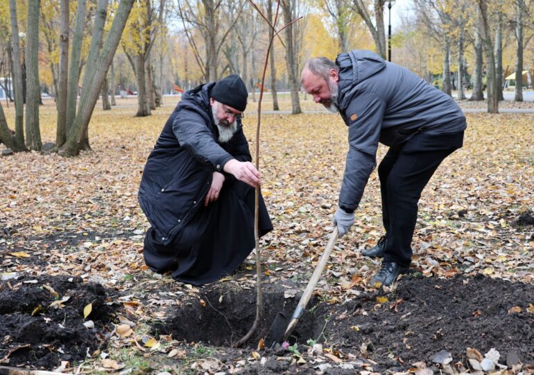 В Самаре общественники высадили 10 молодых лип в парке Гагарина