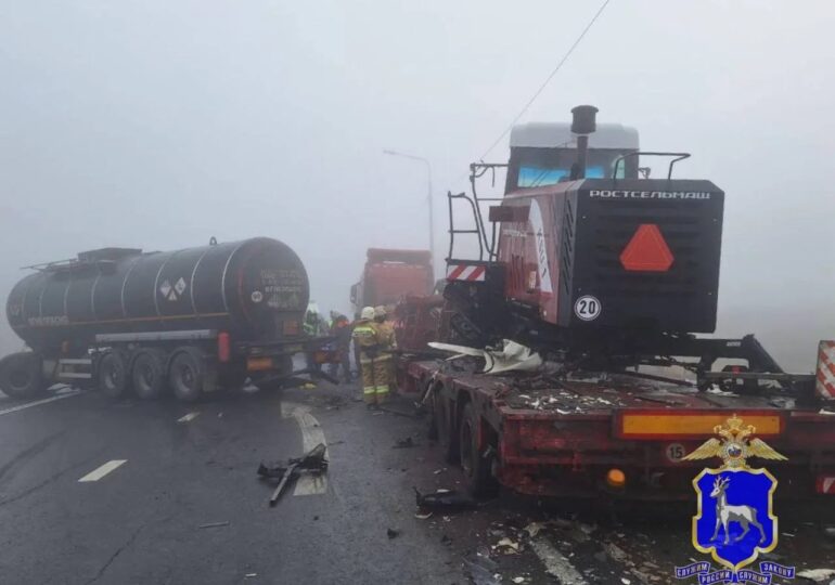 В Самарской области произошло ДТП с участием двух большегрузов