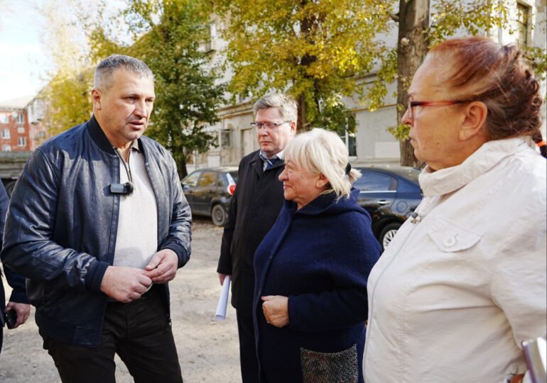 Глава Самары Иван Носков проверил ремонт сетей водоcнабжения и теплоснабжения