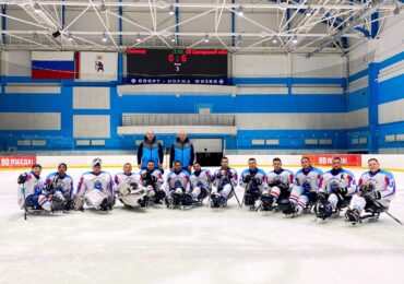 Сборная Самарской области стала победителем первого этапа любительской следж-хоккейной лиги