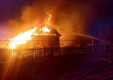 В Шигонском районе Самарской области сгорел дом