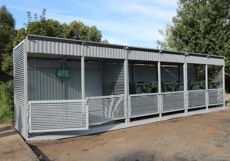 В Ленинском районе Самары отремонтировали 17 контейнерных площадок