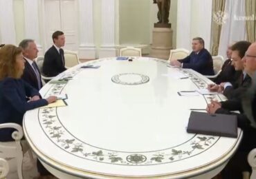 Состоялась встреча Владимира Путина и спецпосланика президента США Стивена Уиткоффа