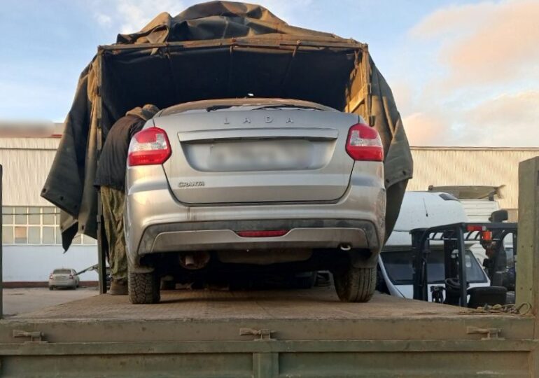 В Самаре конфискованный автомобиль передали в зону СВО