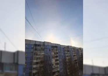 В небе над Самарской областью появилось солнечное гало