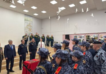 Самарские кадеты принесли присягу в лицее №124