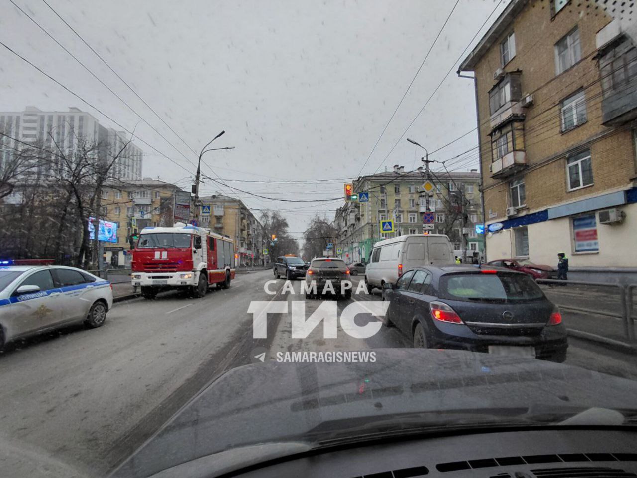 В Самаре в ДТП на пересечении Мичурина и Масленникова пострадал пешеход