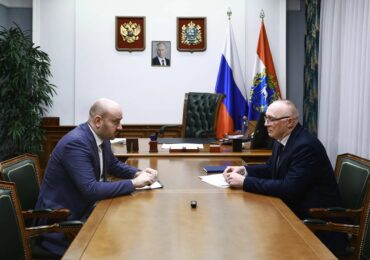 Губернатор Вячеслав Федорищев встретился с главой Красноярского района