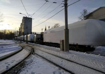 В Самару прибыли пять новых трамваев «Львенок»