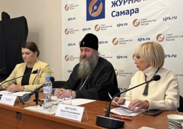 Митрополит Самарский и Новокуйбышевский Феодосий встретился с представителями СМИ