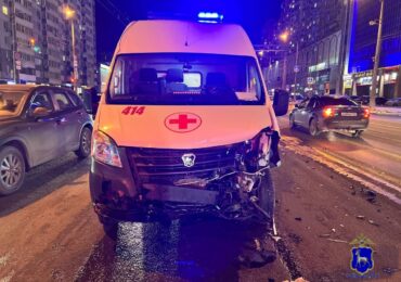 В Самаре произошло ДТП с участием машины скорой помощи