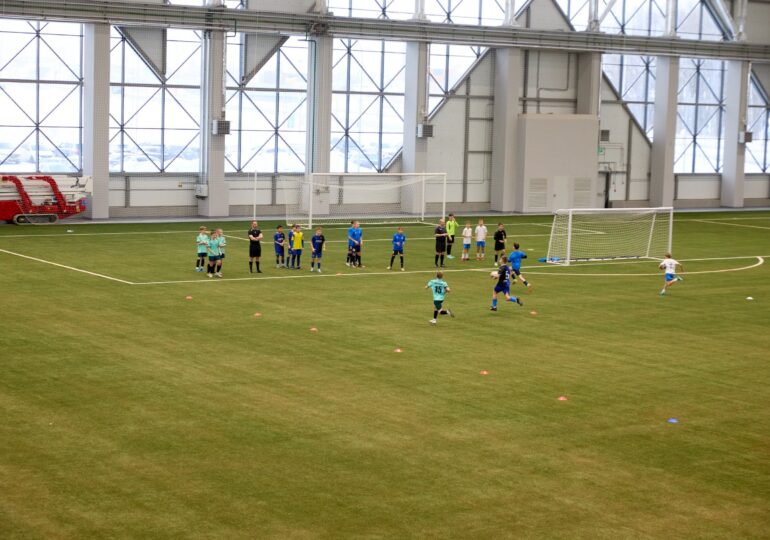 В Самаре проходит детский турнир «Новый год с футбольным мячом»