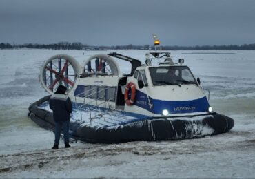 В Самаре запустили зимнюю переправу до Рождествено