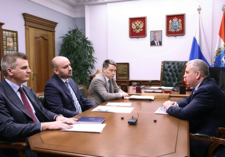 Вячеслав Федорищев встретился с управляющим директором предприятия авиационного и космического двигателестроения