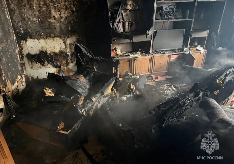 В Самарской области неисправная розетка стала причиной пожара