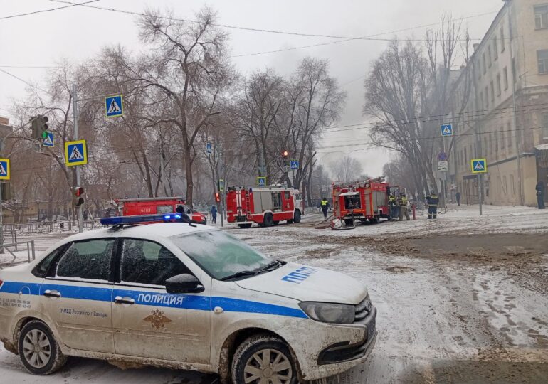 В Самаре потушили пожар на Садовой, 51