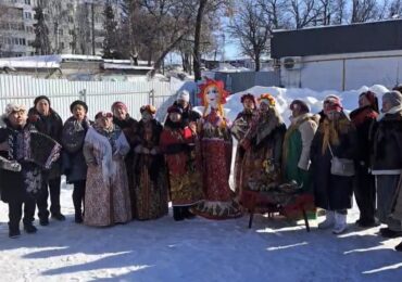 В поселке Управленческий встретили Масленицу