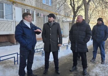 В Куйбышевском районе Самары прошла проверка очистки кровель от снега и наледи