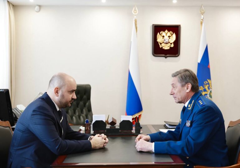 Губернатор Вячеслав Федорищев встретился с заместителем генпрокурора РФ Николаем Шишкиным