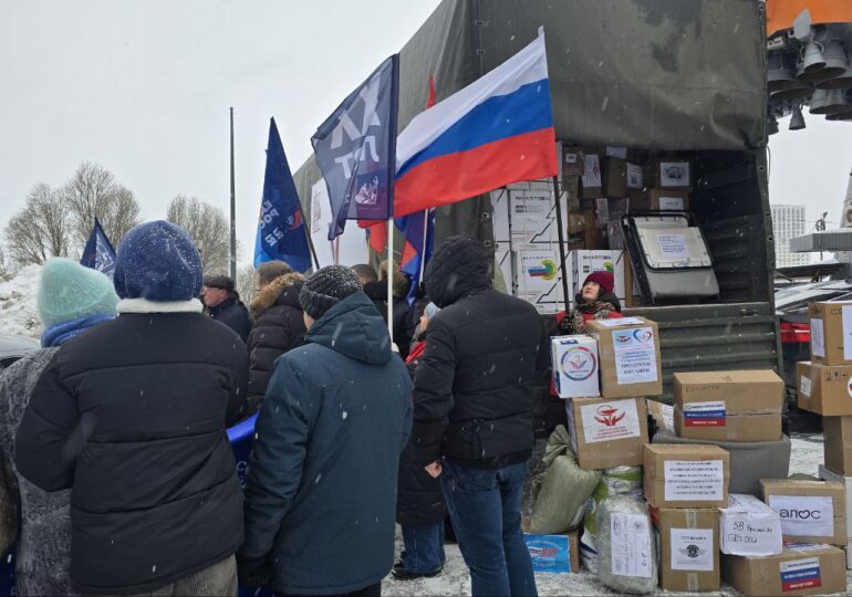 Из Самары стартовала колонна с 12 тоннами гуманитарного груза в зону СВО