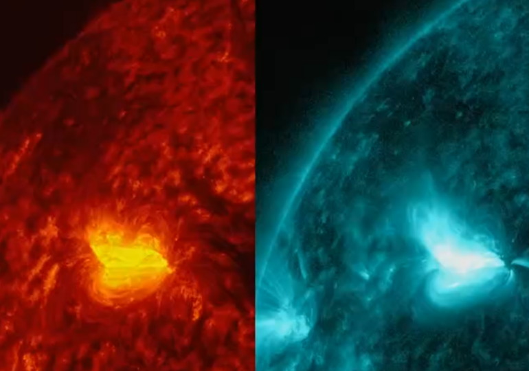 На Солнце произошла мощнейшая вспышка