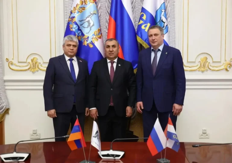 Представители Самары и Спитака провели переговоры о расширении взаимовыгодного сотрудничества