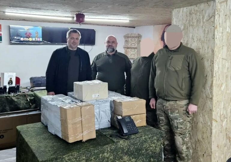 Иван Носков и Сергей Карасев передали гуманитарный груз в зону проведения СВО