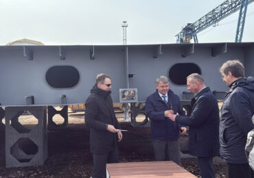 В Самаре состоялась закладка трех сухогрузных судов