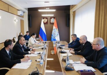 Вячеслав Федорищев и глава Спитакской общины Каджайр Никогосян обсудили сотрудничество