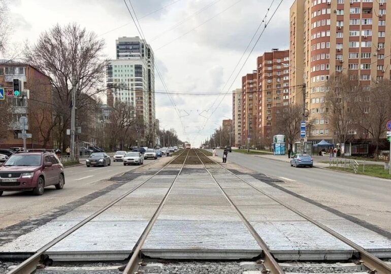 В Самаре стартует ремонт трамвайных путей перекрестке Алма-Атинской и проспекта Металлургов