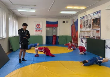 В самарской школе №132 состоялось занятие в рамках проекта «Самбо в школу»