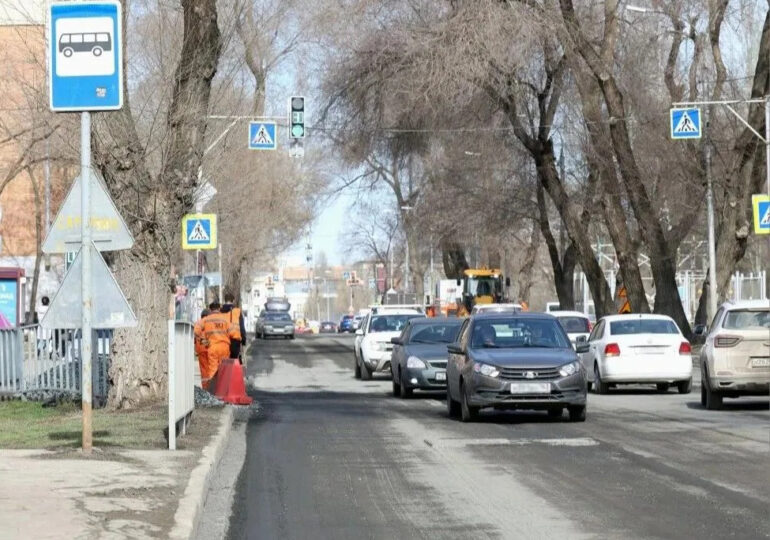 В Самаре 6 апреля отремонтировали 150 кв. м дорог
