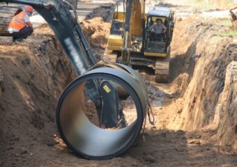 В Самаре обновляют коллектор по улице Литвинова