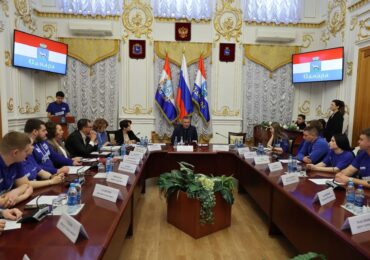 Иван Носков провел совещание с самарским региональным отделением «Молодая Гвардия Единой России»