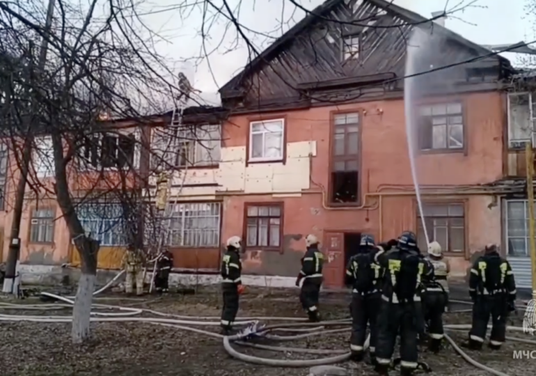 В Самаре в пожаре пострадал мужчина