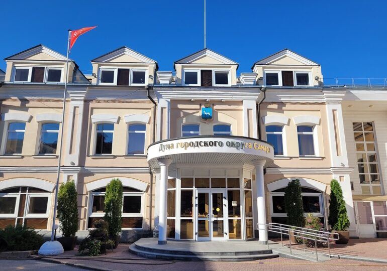 Председатель городской думы Сергей Рязанов поздравил самарцев с Днем Победы