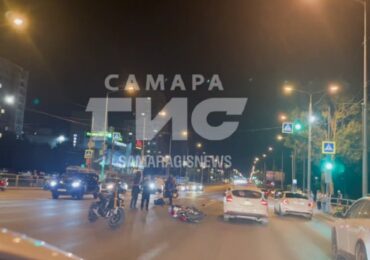 В Самаре в ДТП пострадали два мотоциклиста