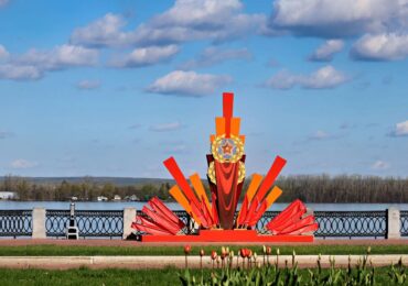 Самару украсили ко Дню Победы