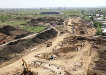 Новая дорога в Куйбышевском районе Самары готова на 17%